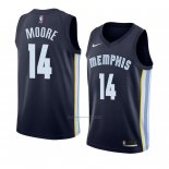 Camiseta Memphis Grizzlies Doral Moore #14 Icon 2018 Azul