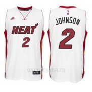 Camiseta Miami Heat Joe Johnson #2 Blanco