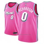 Camiseta Miami Heat Josh Richardson #0 Earned 2018-19 Rosa