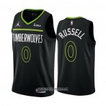 Camiseta Minnesota Timberwolves D'Angelo Russell #0 Statement 2022-23 Negro