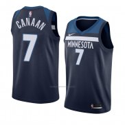 Camiseta Minnesota Timberwolves Isaiah Canaan #7 Icon 2018 Azul