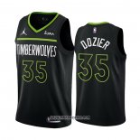 Camiseta Minnesota Timberwolves P.J. Dozier #35 Statement 2022-23 Negro