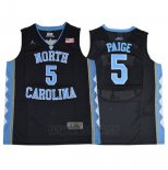 Camiseta NCAA North Carolina Tar Heels Marcus Paige #5 Negro