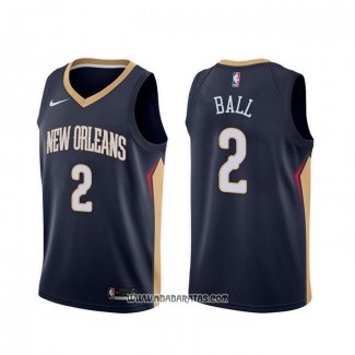 Camiseta New Orleans Pelicans Lonzo Ball #2 Icon Azul