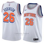 Camiseta New York Knicks Mitchell Robinson #26 Statement 2018 Blanco