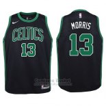 Camiseta Nino Boston Celtics Marcus Morris Statement #13 2017-18 Negro
