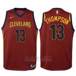 Camiseta Nino Cleveland Cavaliers Tristan Thompson #13 2017-18 Rojo