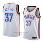 Camiseta Oklahoma City Thunder Kevin Hervey #37 Association 2018 Blanco