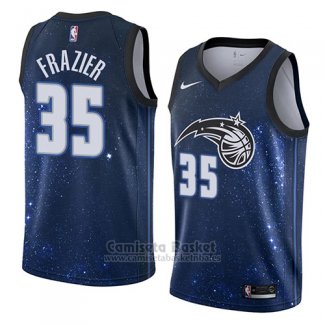 Camiseta Orlando Magic Melvin Frazier #35 Ciudad 2018 Azul