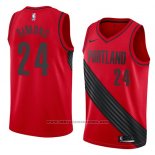 Camiseta Portland Trail Blazers Anfernee Simons #24 Statement 2018 Rojo