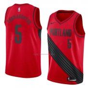 Camiseta Portland Trail Blazers Pat Connaughton #5 Statement 2018 Rojo