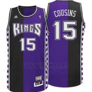 Camiseta Sacramento Kings DeMarcus Cousins #15 Retro Violeta Negro
