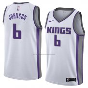 Camiseta Sacramento Kings Joe Johnson Association 2018 Blanco