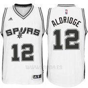 Camiseta San Antonio Spurs LaMarcus Aldridge #12 Blanco