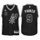 Camiseta San Antonio Spurs Tony Parker #9 Negro