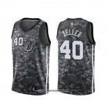 Camiseta San Antonio Spurs Tyler Zeller #40 Ciudad Camuflaje
