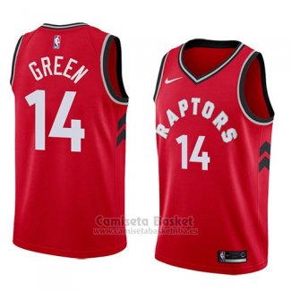 Camiseta Toronto Raptors Danny Green #14 Icon 2018 Rojo