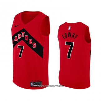 Camiseta Toronto Raptors Kyle Lowry #7 Icon 2020-21 Rojo