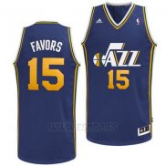 Camiseta Utah Jazz Derrick Favors #15 Azul