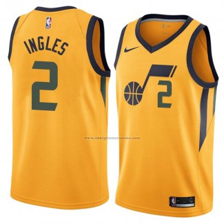 Camiseta Utah Jazz Joe Ingles #2 Statement 2018 Amarillo