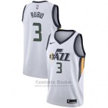 Camiseta Utah Jazz Ricky Rubio Association #3 2017-18 Blanco