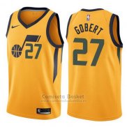 Camiseta Utah Jazz Rudy Gobert Statement 2017-18 Amarillo