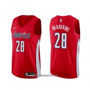 Camiseta Washington Wizards Ian Mahinmi #28 Earned Rojo