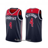 Camiseta Washington Wizards Russell Westbrook #4 Association 2020-21 Azul