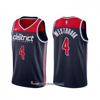 Camiseta Washington Wizards Russell Westbrook #4 Association 2020-21 Azul