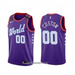 Camiseta 2020 Rising Star World Personalizada Violeta