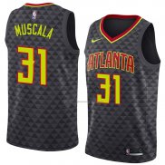 Camiseta Atlanta Hawks Mike Muscala #31 Icon 2018-19 Negro