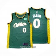 Camiseta Boston Celtics Jayson Tatum #0 2022-23 Verde