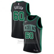 Camiseta Boston Celtics Jonathan Gibson Statement #60 2017-18 Negro