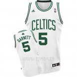 Camiseta Boston Celtics Kevin Garnett #5 Blanco