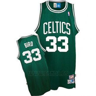 Camiseta Boston Celtics Larry Bird #33 Retro Verde