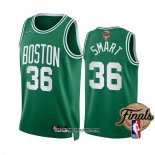 Camiseta Boston Celtics Marcus Smart #36 Icon 2022 NBA Finals Verde