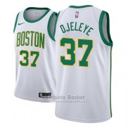 Camiseta Boston Celtics Semi Ojeleye #37 Ciudad 2018-19 Blanco