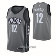 Camiseta Brooklyn Nets Joe Harris #12 Statement 2021 Gris