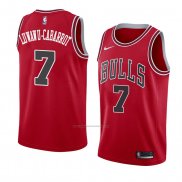 Camiseta Chicago Bulls Timothe Luwawu Cabarrot #7 Icon 2018 Rojo