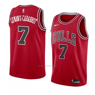 Camiseta Chicago Bulls Timothe Luwawu Cabarrot #7 Icon 2018 Rojo