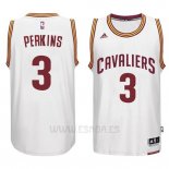 Camiseta Cleveland Cavaliers Kendrick Perkins #3 2015 Blanco