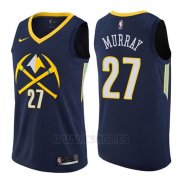 Camiseta Denver Nuggets Jamal Murray #27 Ciudad 2017-18 Azul