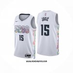 Camiseta Denver Nuggets Nikola Jokic #15 Ciudad 2024-25 Blanco