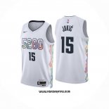 Camiseta Denver Nuggets Nikola Jokic #15 Ciudad 2024-25 Blanco