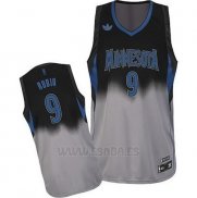 Camiseta Desvanecida Moda Ricky Rubio #9 Gris