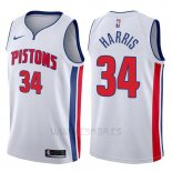 Camiseta Detroit Pistons Tobias Harris #34 Association 2017-18 Blanco