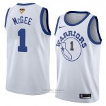 Camiseta Golden State Warriors Javale Mcgee Classic #1 2017-18 Blanco