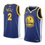 Camiseta Golden State Warriors Jordan Bell Finals Bound Icon #2 2017-18 Azul