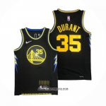 Camiseta Golden State Warriors Kevin Durant #35 Ciudad 2021-22 Negro Camiseta Golden State Warriors Kevin Durant #35 Ciudad 2021-22 Negro
