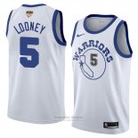 Camiseta Golden State Warriors Kevon Looney Classic #5 2017-18 Blanco